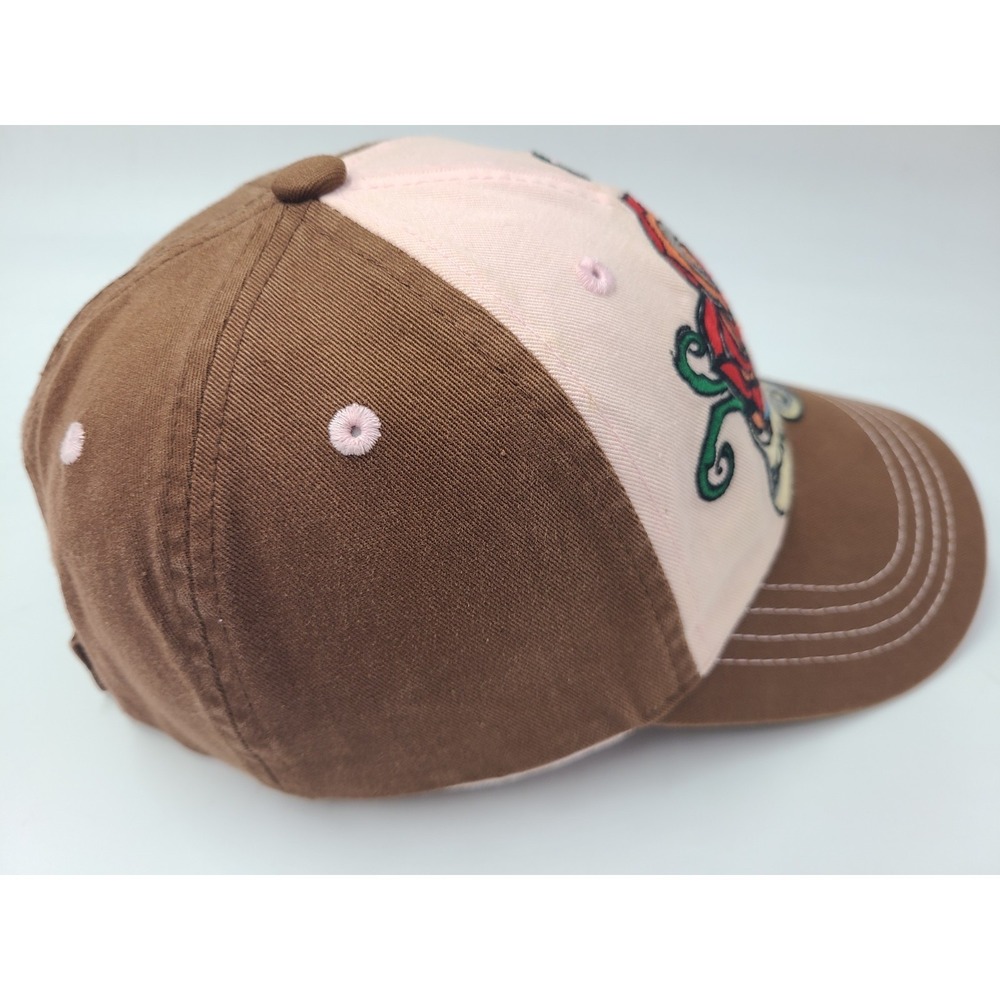 Women Bon Jovi Rose Adjustable Hat Cap Cotton Casual Rock Band Music Pink Brown - Picture 9 of 15